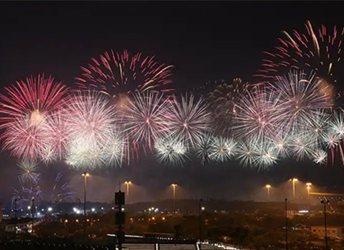 青州市焰火晚会